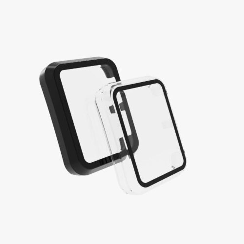 Laptop, Telefoane si Tablete - Wearables si gadgeturi - Wearables - Accesorii wearables - Set 2 huse pentru Huawei Watch D, Kwmobile, Negru/Transparent, Plastic, 57778.01 - Infinity.ro