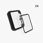 Laptop, Telefoane si Tablete - Wearables si gadgeturi - Wearables - Accesorii wearables - Set 2 huse pentru Huawei Watch D, Kwmobile, Negru/Transparent, Plastic, 57778.01 - Infinity.ro