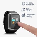 Laptop, Telefoane si Tablete - Wearables si gadgeturi - Wearables - Accesorii wearables - Set 2 huse pentru Huawei Watch D, Kwmobile, Negru/Transparent, Plastic, 57778.01 - Infinity.ro