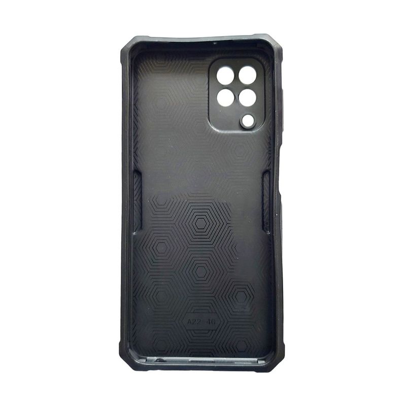 Laptop, Telefoane si Tablete - Telefoane mobile si accesorii - Accesorii Telefoane - Huse telefoane - Husa telefon compatibila cu Samsung Galaxy A22 4G, Powerful, Inel si placuta metalica, HT91 - Infinity.ro