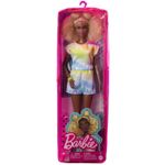 Jucarii, Copii si Bebe - Jucarii si jocuri - Papusi si accesorii - Papusi - Papusa Barbie Fashionistas cu par afro blond - Infinity.ro