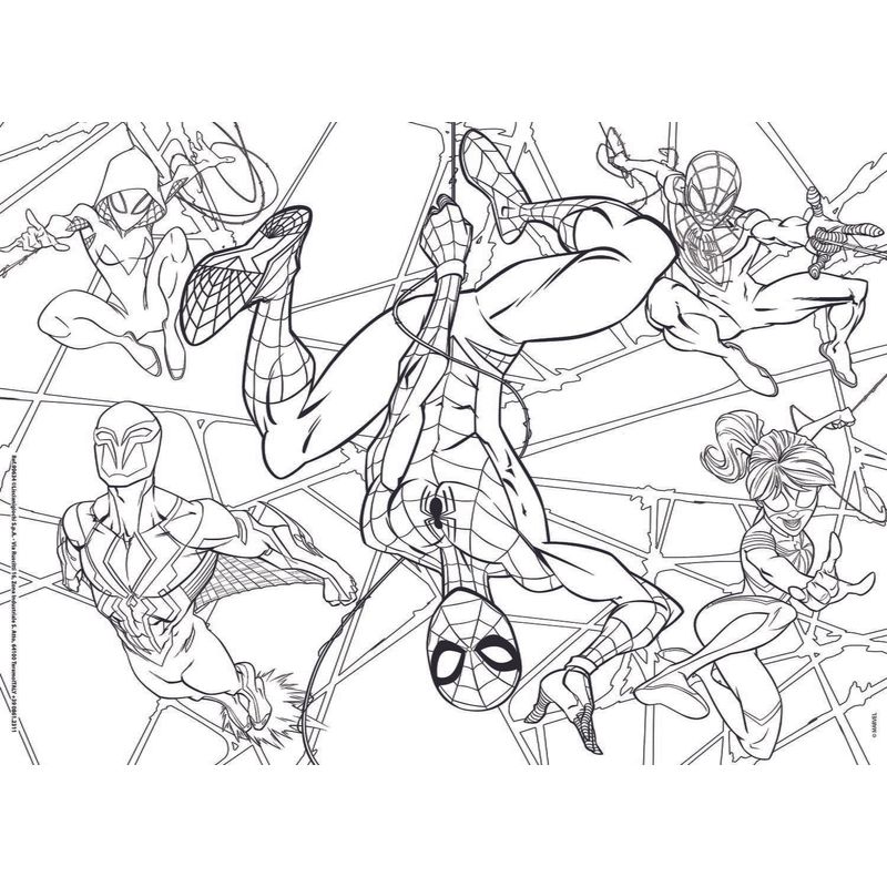 Jucarii, Copii si Bebe - Jucarii si jocuri - Jocuri si puzzle - Puzzle - Puzzle de colorat - Spiderman (60 de piese) - Infinity.ro