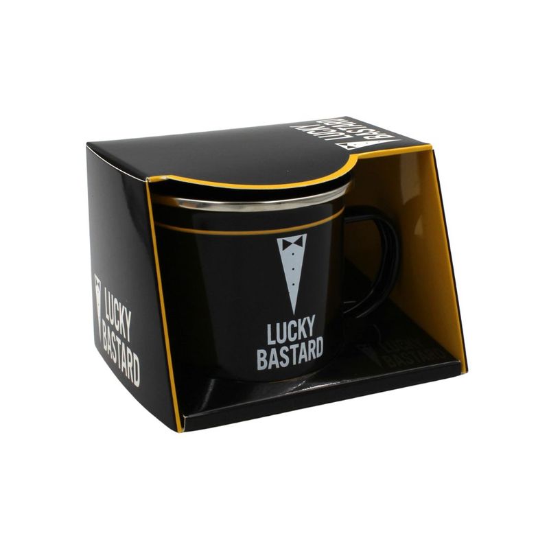 Casa si Gradina - Bucatarie si vesela - Cani si pahare - Cani si cesti - Cana metalica Lucky Bastard 360 ml - Infinity.ro