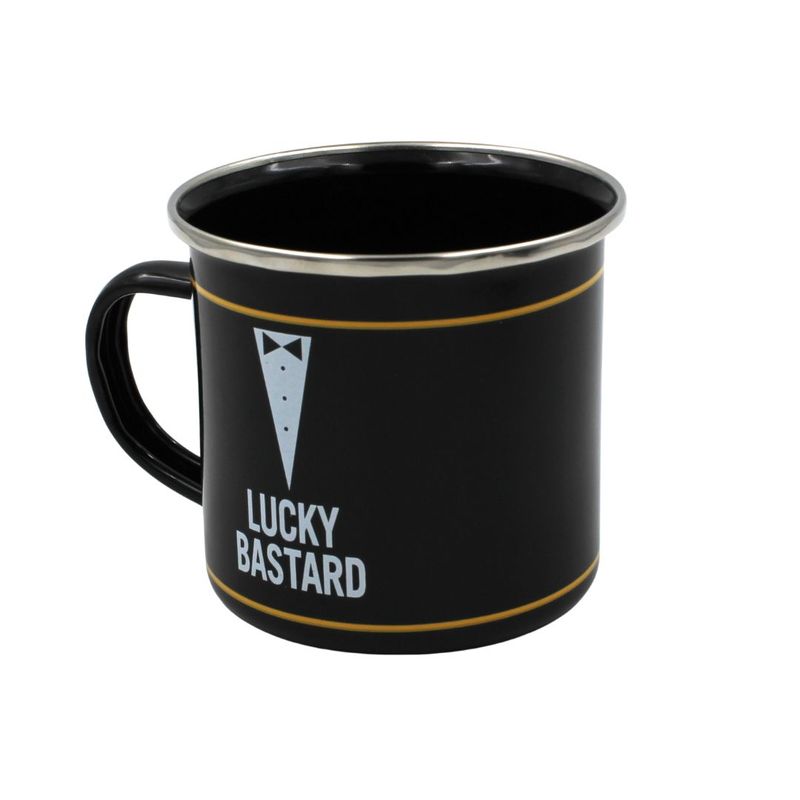 Casa si Gradina - Bucatarie si vesela - Cani si pahare - Cani si cesti - Cana metalica Lucky Bastard 360 ml - Infinity.ro