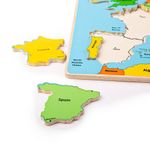 Jucarii, Copii si Bebe - Jucarii si jocuri - Jocuri si puzzle - Puzzle - Puzzle incastru harta Europei - Infinity.ro