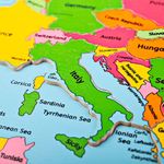 Jucarii, Copii si Bebe - Jucarii si jocuri - Jocuri si puzzle - Puzzle - Puzzle incastru harta Europei - Infinity.ro