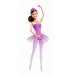 Jucarii, Copii si Bebe - Jucarii si jocuri - Papusi si accesorii - Papusi - Papusa Barbie balerina costum violet - Infinity.ro