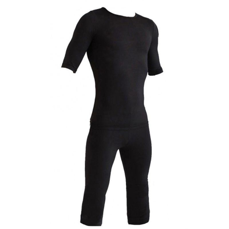 Sport si Outdoor - Echipament Sportiv - Accesorii echipament sportiv - Articole sudatie - Costum special sedinte xbody ems fitness, electrostimulare profesional marime S, unisex black, soft touch perfect body - Infinity.ro
