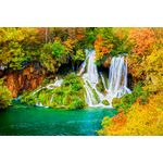 Casa si Gradina - Decoratiuni - Tablouri - Tablou canvas Cascada, toamna, padure, 60 x 40 cm - Infinity.ro