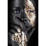 Casa si Gradina - Decoratiuni - Tablouri - Tablou canvas Make-up auriu 2, 40 x 60 cm - Infinity.ro