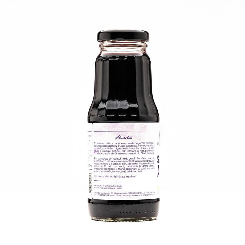 Market - Bauturi - Bauturi non-alcoolice - Bauturi necarbogazoase - Suc aronia ECO, 300 ml - Infinity.ro