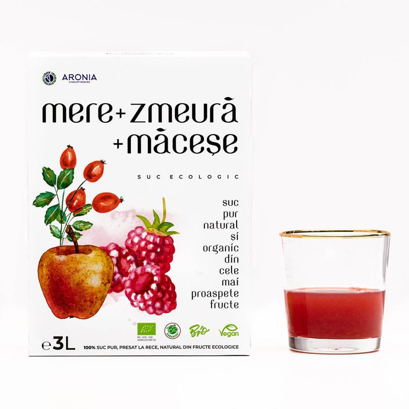 Market - Bauturi - Bauturi non-alcoolice - Bauturi necarbogazoase - Suc de mar, zmeura si macese ECO, 3 l - Infinity.ro