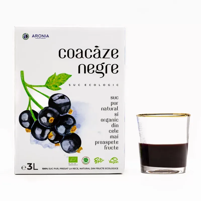 Market - Bauturi - Bauturi non-alcoolice - Bauturi necarbogazoase - Suc coacaze negre ECO, 3 l - Infinity.ro