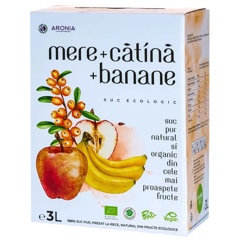 Market - Bauturi - Bauturi non-alcoolice - Bauturi necarbogazoase - Suc de mar, catina si banane ECO, 3 l - Infinity.ro