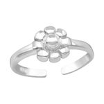 Fashion, accesorii si bijuterii - Femei - Bijuterii femei - Inele femei - Inel de picior argint, floare, reglabil, A4S4847 - Infinity.ro