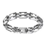 Fashion, accesorii si bijuterii - Femei - Bijuterii femei - Bratari femei - Bratara din otel inoxidabil, Grad chirurgical 316L, Double line, A4S8077 - Infinity.ro