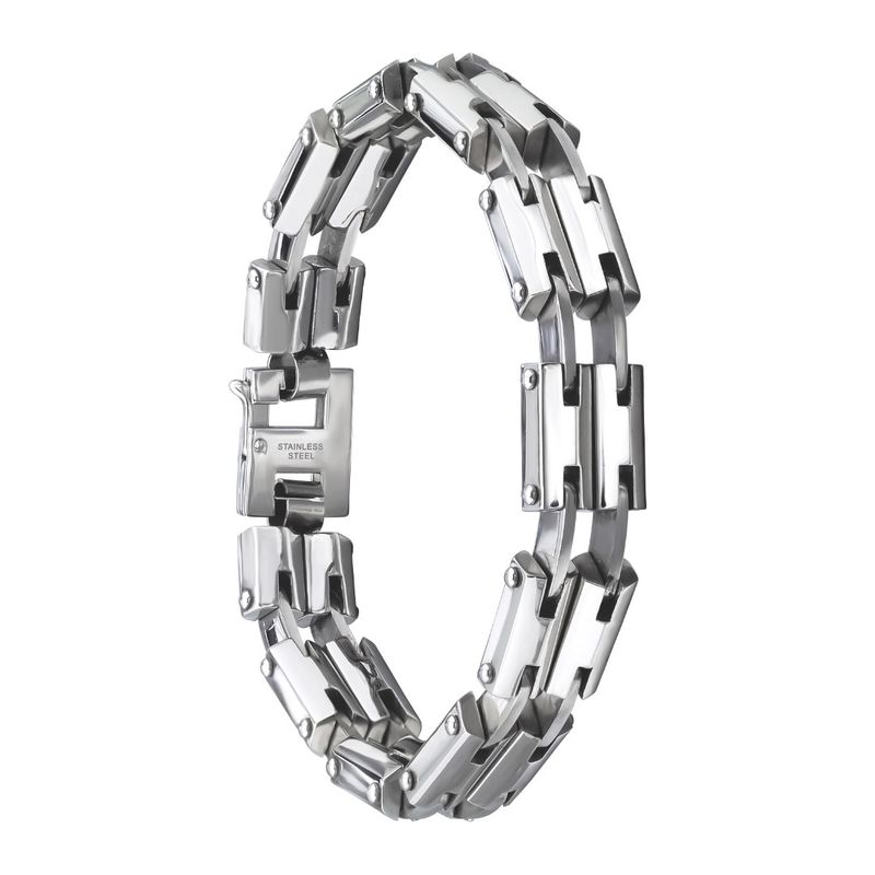 Fashion, accesorii si bijuterii - Femei - Bijuterii femei - Bratari femei - Bratara din otel inoxidabil, Grad chirurgical 316L, Double line, A4S8077 - Infinity.ro