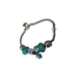 Fashion, accesorii si bijuterii - Femei - Bijuterii femei - Bratari femei - Bratara fantezie, cu talismane turcoaz, Diamant, A4B29 - Infinity.ro