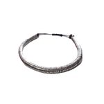 Fashion, accesorii si bijuterii - Femei - Bijuterii femei - Bratari femei - Bratara cu pietre naturale, Onix, silver Stone, A4B145 - Infinity.ro