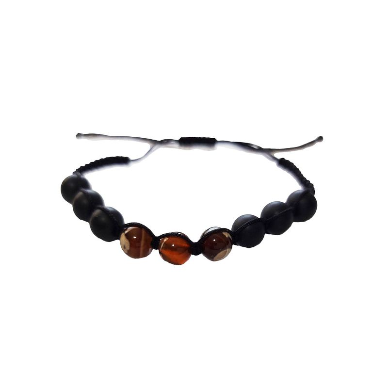 Fashion, accesorii si bijuterii - Femei - Bijuterii femei - Bratari femei - Bratara cu snur ajustabil, Brown, A4B123 - Infinity.ro