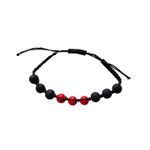 Fashion, accesorii si bijuterii - Femei - Bijuterii femei - Bratari femei - Bratara cu snur ajustabil, Red, A4B121 - Infinity.ro