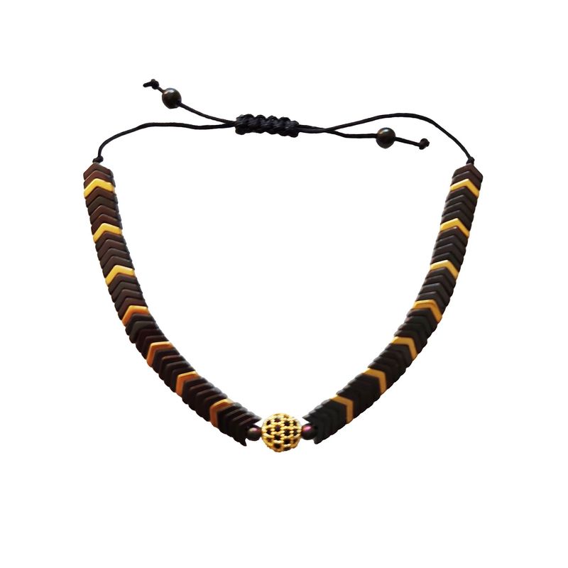 Fashion, accesorii si bijuterii - Femei - Bijuterii femei - Bratari femei - Bratara cu snur ajustabil, Gold Charm, A4B114 - Infinity.ro