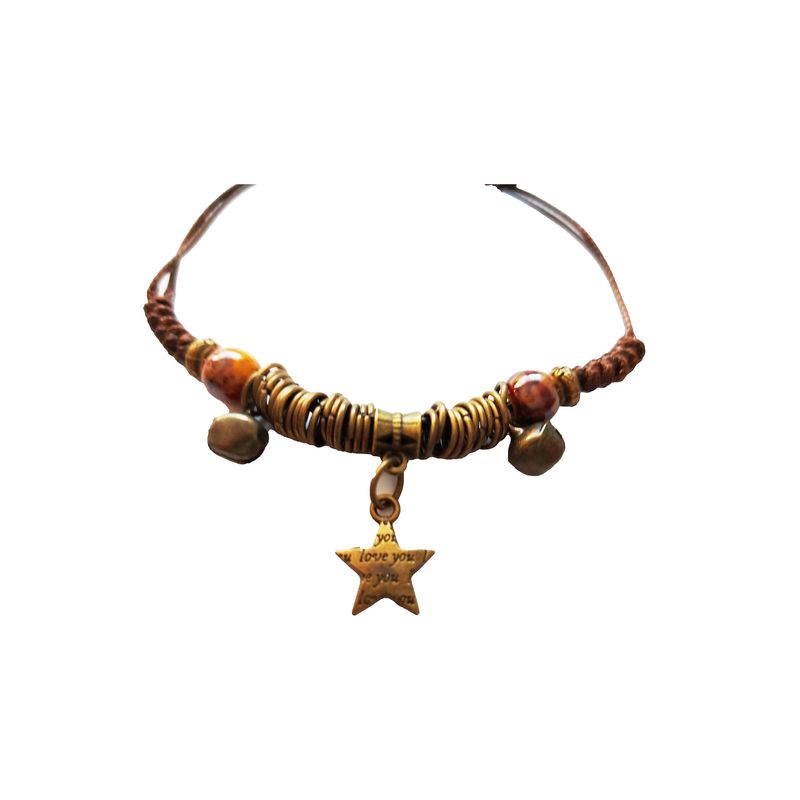 Fashion, accesorii si bijuterii - Femei - Bijuterii femei - Bratari femei - Bratara Ajustabila, Love you, Stea, A4B109 - Infinity.ro