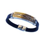 Fashion, accesorii si bijuterii - Femei - Bijuterii femei - Bratari femei - Bratara din piele ecologica, inox, A4B39 - Infinity.ro