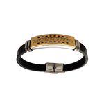 Fashion, accesorii si bijuterii - Femei - Bijuterii femei - Bratari femei - Bratara din piele ecologica, Tribale, inox, A4B93 - Infinity.ro