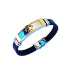 Fashion, accesorii si bijuterii - Femei - Bijuterii femei - Bratari femei - Bratara din piele ecologica, inox, ancora, A4B40 - Infinity.ro