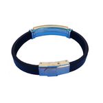 Fashion, accesorii si bijuterii - Femei - Bijuterii femei - Bratari femei - Bratara din piele ecologica, inox, ancora, A4B40 - Infinity.ro