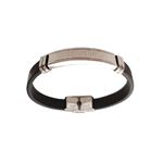 Fashion, accesorii si bijuterii - Femei - Bijuterii femei - Bratari femei - Bratara din piele ecologica, Tribale, inox, A4B76 - Infinity.ro