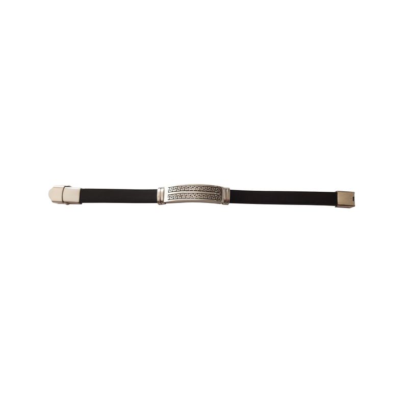 Fashion, accesorii si bijuterii - Femei - Bijuterii femei - Bratari femei - Bratara din piele ecologica, inox, A4B66 - Infinity.ro