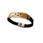 Fashion, accesorii si bijuterii - Femei - Bijuterii femei - Bratari femei - Bratara din piele ecologica, inox, A4B44 - Infinity.ro