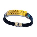 Fashion, accesorii si bijuterii - Femei - Bijuterii femei - Bratari femei - Bratara din piele ecologica, inox, A4B42 - Infinity.ro