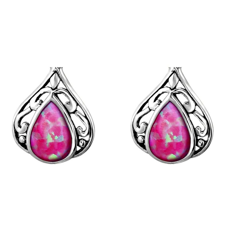 Fashion, accesorii si bijuterii/Femei/Bijuterii femei/Cercei femei - Cercei argint cu pietre semipretioase, Bubble Gem, A4S23647-1 - Infinity.ro