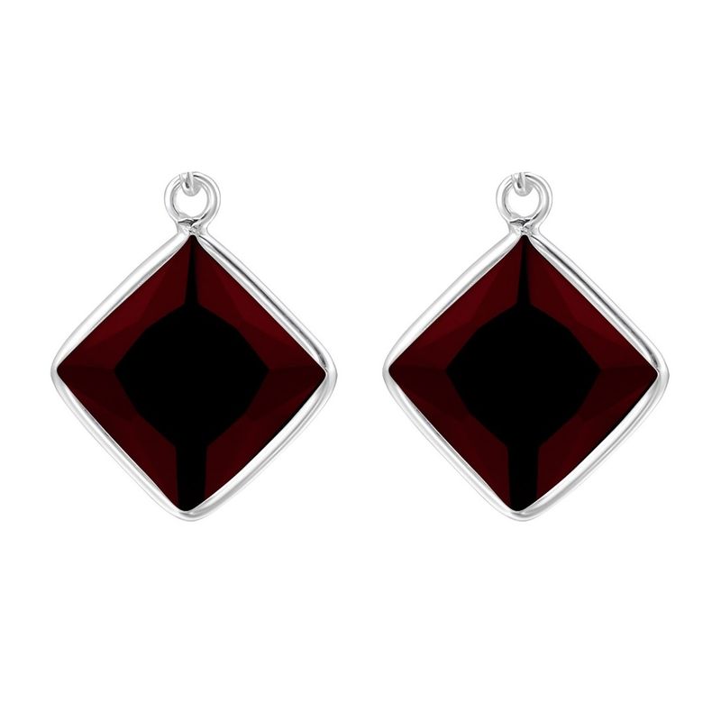 Fashion, accesorii si bijuterii - Femei - Bijuterii femei - Cercei femei - Cercei argint, rotund, cristale Granat, A4S23459-3 - Infinity.ro