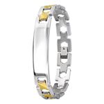 Fashion, accesorii si bijuterii - Barbati - Bijuterii barbati - Bratari barbati - Bratara din otel inoxidabil, Grad chirurgical 316L, Lant, A4S12196 - Infinity.ro