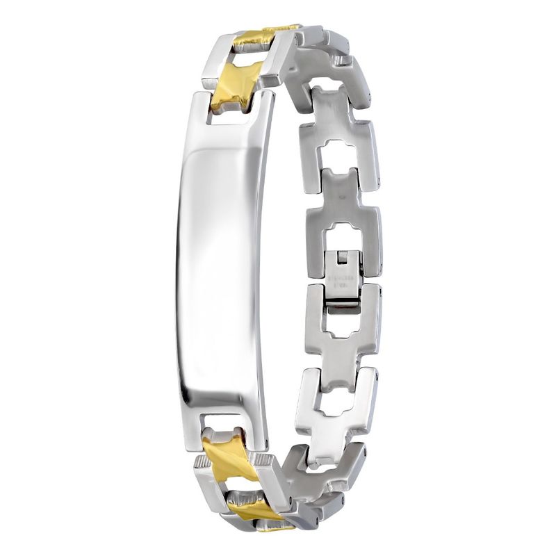 Fashion, accesorii si bijuterii - Barbati - Bijuterii barbati - Bratari barbati - Bratara din otel inoxidabil, Grad chirurgical 316L, Lant, A4S12196 - Infinity.ro