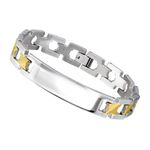 Fashion, accesorii si bijuterii - Barbati - Bijuterii barbati - Bratari barbati - Bratara din otel inoxidabil, Grad chirurgical 316L, Lant, A4S12196 - Infinity.ro