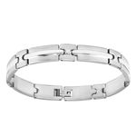 Fashion, accesorii si bijuterii - Barbati - Bijuterii barbati - Bratari barbati - Bratara din otel inoxidabil, Grad chirurgical 316L, Line, A4S8281 - Infinity.ro