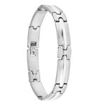 Fashion, accesorii si bijuterii - Barbati - Bijuterii barbati - Bratari barbati - Bratara din otel inoxidabil, Grad chirurgical 316L, Line, A4S8281 - Infinity.ro