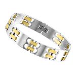 Fashion, accesorii si bijuterii - Barbati - Bijuterii barbati - Bratari barbati - Bratara din otel inoxidabil, Grad chirurgical 316L, Lant, A4S10897 - Infinity.ro