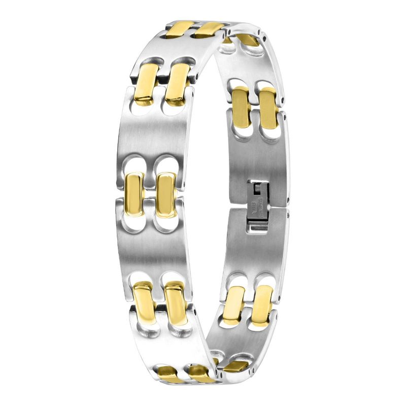 Fashion, accesorii si bijuterii - Barbati - Bijuterii barbati - Bratari barbati - Bratara din otel inoxidabil, Grad chirurgical 316L, Lant, A4S10897 - Infinity.ro