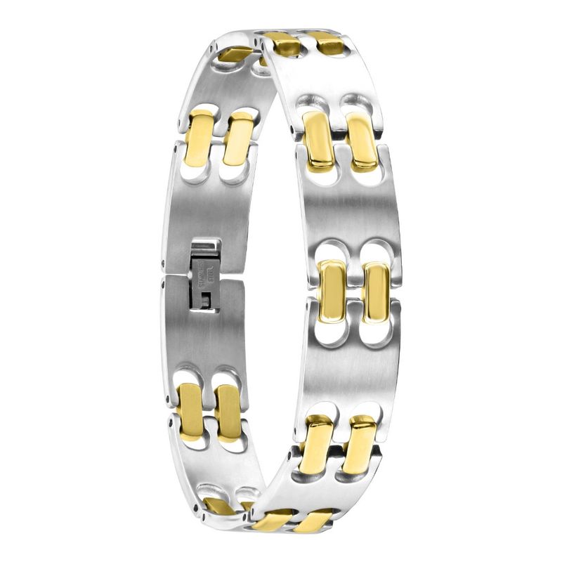 Fashion, accesorii si bijuterii - Barbati - Bijuterii barbati - Bratari barbati - Bratara din otel inoxidabil, Grad chirurgical 316L, Lant, A4S10897 - Infinity.ro