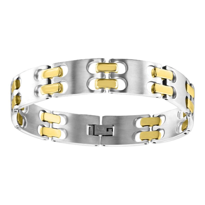 Fashion, accesorii si bijuterii - Barbati - Bijuterii barbati - Bratari barbati - Bratara din otel inoxidabil, Grad chirurgical 316L, Lant, A4S10897 - Infinity.ro