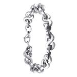 Fashion, accesorii si bijuterii - Barbati - Bijuterii barbati - Bratari barbati - Bratara din otel inoxidabil, Grad chirurgical 316L, Lant, A4S1874 - Infinity.ro