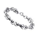 Fashion, accesorii si bijuterii - Barbati - Bijuterii barbati - Bratari barbati - Bratara din otel inoxidabil, Grad chirurgical 316L, Lant, A4S1874 - Infinity.ro