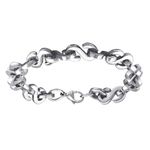 Fashion, accesorii si bijuterii - Barbati - Bijuterii barbati - Bratari barbati - Bratara din otel inoxidabil, Grad chirurgical 316L, Lant, A4S1874 - Infinity.ro