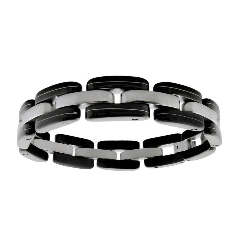 Fashion, accesorii si bijuterii - Barbati - Bijuterii barbati - Bratari barbati - Bratara din otel inoxidabil, Grad chirurgical 316L, Fine line, A4S7705 - Infinity.ro